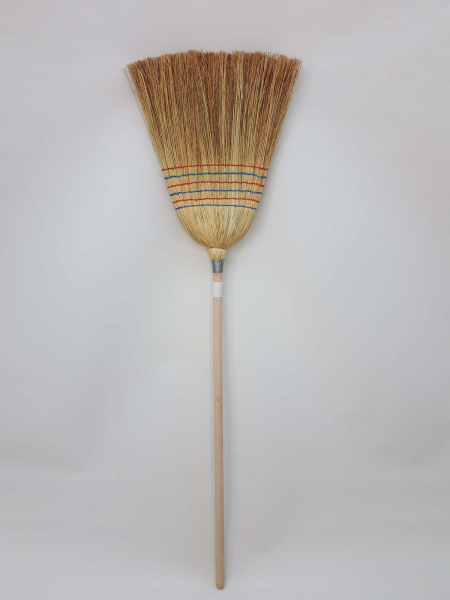 Reisstrohbesen komplett mit Stiel